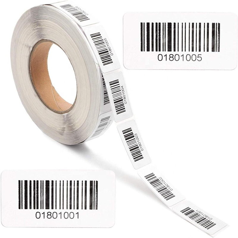 Sequential Serial Number Barcode Labels 9915