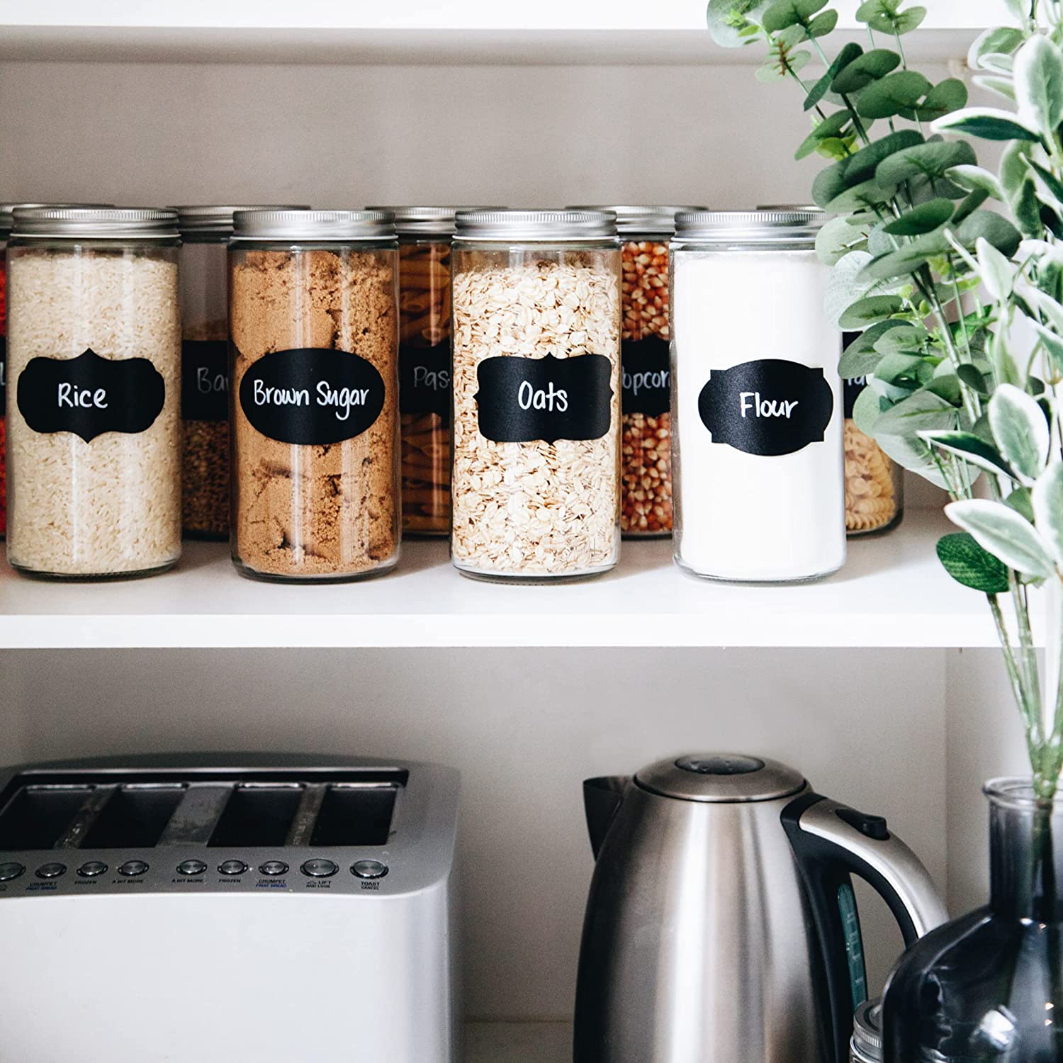 Waterproof Blackboard Sticker Label For Jars